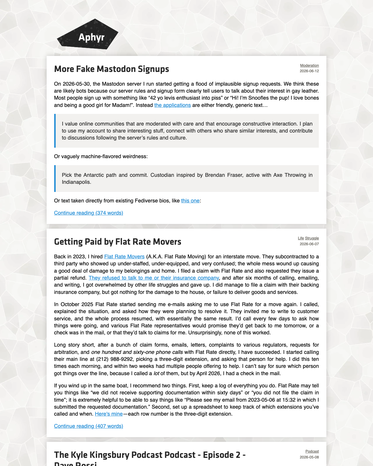 Screenshot of Kyle Kingsbury's blog